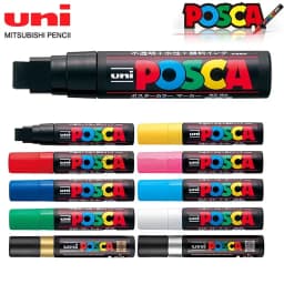 1pc Japan UNI POSCA Marker PC-17K Graffiti Painting POP Poster Advertising Pen 15mm Water Based Big Head Pen Refill Art Supplies