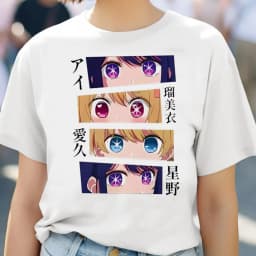 Oshi No Ko top tees teen kawaii Punk 2000s Digital women Trendy t-shirt Y2k Graphic Trendy aesthetic Vintage