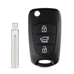 KEYYOU For Kia K2 K5 Rio 3 Ceed Sorento Sportage 3 BT Flip Remote Car Key Shell Case For Hyundai Solaris Accent Avante I30 IX35
