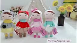 Metoo Forest Animals Plush & Stuffed Dolls Unicorn Angela Doll Rabbit Plush Toy Cute Fox Kids Soft Companion Boneca Decor Toys