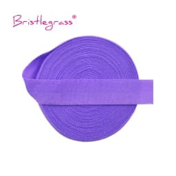 BRISTLEGRASS 2 5 10 Yard 5/8" 15mm Solid Matte Non-Shiny FOE Fold Over Elastics Spandex Band Hair Tie Headband Dress Sewing Trim