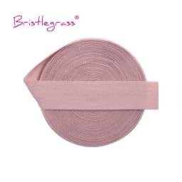 BRISTLEGRASS 2 5 10 Yard 5/8" 15mm Solid Matte Non-Shiny FOE Fold Over Elastics Spandex Band Hair Tie Headband Dress Sewing Trim