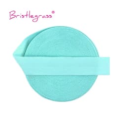 BRISTLEGRASS 2 5 10 Yard 5/8" 15mm Solid Matte Non-Shiny FOE Fold Over Elastics Spandex Band Hair Tie Headband Dress Sewing Trim