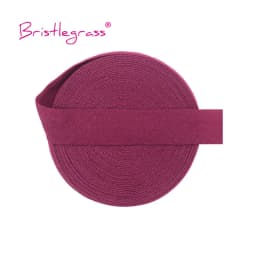 BRISTLEGRASS 2 5 10 Yard 5/8" 15mm Solid Matte Non-Shiny FOE Fold Over Elastics Spandex Band Hair Tie Headband Dress Sewing Trim