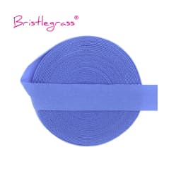 BRISTLEGRASS 2 5 10 Yard 5/8" 15mm Solid Matte Non-Shiny FOE Fold Over Elastics Spandex Band Hair Tie Headband Dress Sewing Trim