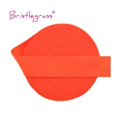 BRISTLEGRASS 2 5 10 Yard 5/8" 15mm Solid Matte Non-Shiny FOE Fold Over Elastics Spandex Band Hair Tie Headband Dress Sewing Trim