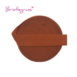 BRISTLEGRASS 2 5 10 Yard 5/8" 15mm Solid Matte Non-Shiny FOE Fold Over Elastics Spandex Band Hair Tie Headband Dress Sewing Trim