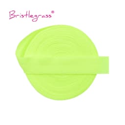 BRISTLEGRASS 2 5 10 Yard 5/8" 15mm Solid Matte Non-Shiny FOE Fold Over Elastics Spandex Band Hair Tie Headband Dress Sewing Trim