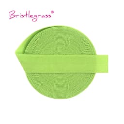BRISTLEGRASS 2 5 10 Yard 5/8" 15mm Solid Matte Non-Shiny FOE Fold Over Elastics Spandex Band Hair Tie Headband Dress Sewing Trim