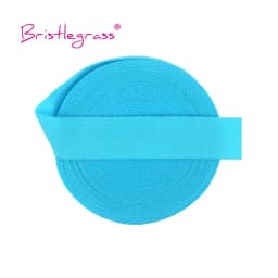 BRISTLEGRASS 2 5 10 Yard 5/8" 15mm Solid Matte Non-Shiny FOE Fold Over Elastics Spandex Band Hair Tie Headband Dress Sewing Trim