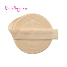 BRISTLEGRASS 2 5 10 Yard 5/8" 15mm Solid Matte Non-Shiny FOE Fold Over Elastics Spandex Band Hair Tie Headband Dress Sewing Trim