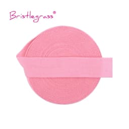 BRISTLEGRASS 2 5 10 Yard 5/8" 15mm Solid Matte Non-Shiny FOE Fold Over Elastics Spandex Band Hair Tie Headband Dress Sewing Trim