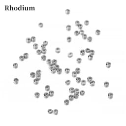 100-500pcs/lot Gold Copper Ball Crimp End Beads Dia 2 2.5 3 mm Stopper Spacer Beads For Diy Jewelry Making Findings Supplies
