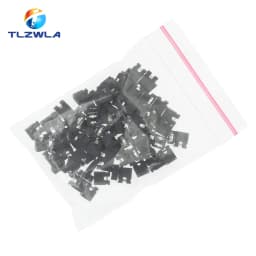 100PCS Pin Header Jumper Blocks Connector 2.54MM For 3 1/2 Hard Disk Drive CD/DVD Drive Motherboard and/or Expansion Card G25