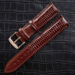 Fashion Lizard Texture Leather Watchband Pin Buckle Watch Strap for Women and Man 12mm 14mm 16mm 18mm 20mm 22mm 24mm