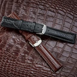 Fashion Lizard Texture Leather Watchband Pin Buckle Watch Strap for Women and Man 12mm 14mm 16mm 18mm 20mm 22mm 24mm