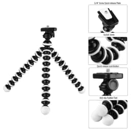 Octopus Flexible Tripod Stand for Smartphone DSLR And Camera - Foldable Desktop Tripod Available in 4 Sizes