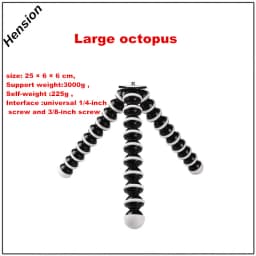 Octopus Flexible Tripod Stand for Smartphone DSLR And Camera - Foldable Desktop Tripod Available in 4 Sizes