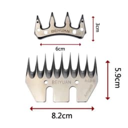 BEIYUAN Sheep/Goats Shears Convex Comb Cutter Shearing Clipper 13 Tooth Blade For Sheep Clipper Shears Scissors