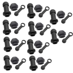 10/5/2 sets Motorcycle Scooter Brake Upper Lower Pump Caliper Shock Absorber Sleeve Dust Covers Disc Waterproof Rubber Caps