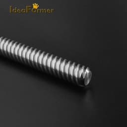 T8 Lead Screw OD 8mm Lead 4mm/2mm/8mm Pitch 2mm Lenght 200mm 250mm 300mm 350mm 400mm 450mm 500mm With Nut For Reprap 3D Parts
