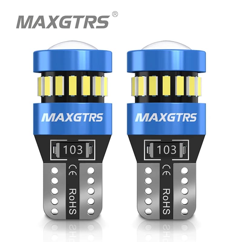 2x W5W T10 LED Canbus Light Bulbs Car Interior Reading Parking Lights White Red Yellow No Error 12V for BMW Audi Mercedes BENZ