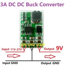 1 PCS 3.5A DC-DC Converter Module Buck Step-Down Voltage Regulator Board 4.5V-27V to 3V 3.3V 3.7V 5V 6V 7.5 9V 12V