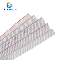 10Meter 1.27mm spacing 8P 10P 12P 14P 16P 20P 26P 30P 40P Grey flat cable FC-8 10 16 28AWG The wire,For IDC FC 2.54MM connector