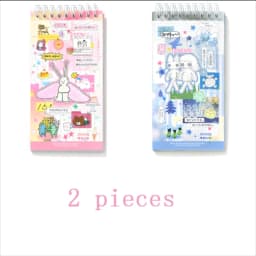 20sheets/lot Kawaii Japanese Wonderful Moments Series Die Cutting Coil Sticker Book DIY Scrapbook Stationery Decoration Kit