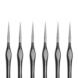 00000 Fine Tip Paint Brush Set for Acrylic, Models, Mini Miniature Detail , Nylon Hair Thin Extra Fine Paintbrushes