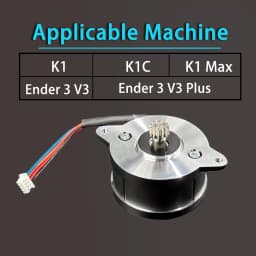 For K1/K1 Max Extruder Stepper Motor Extrusion Mechanism Kit 12 Tooth Gear for Creality K1/K1 Max 3D Printer Parts
