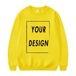 2025 New Unisex Hatless Sweatshirt Customize Your Logo Crew Neck Sweater Fashion Men's Women's Casual Sweater