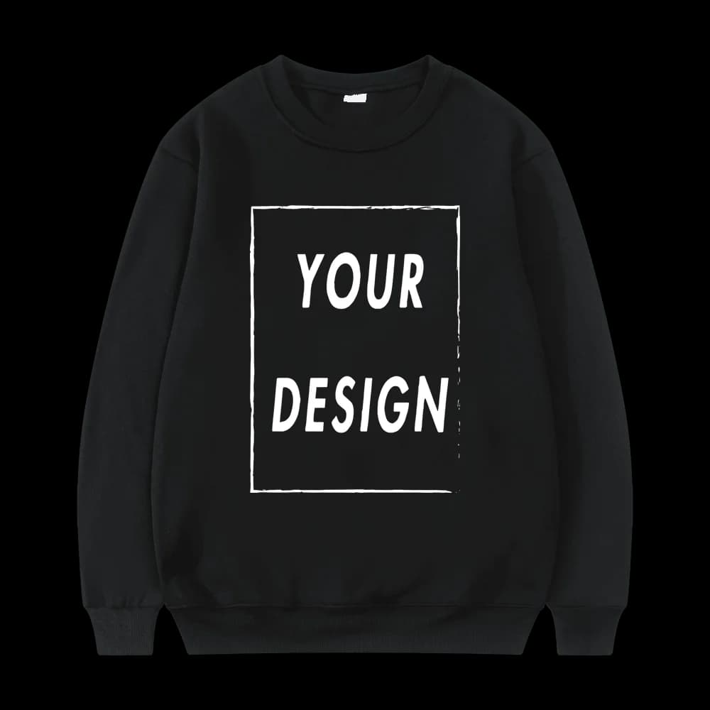 2025 New Unisex Hatless Sweatshirt Customize Your Logo Crew Neck Sweater Fashion Men's Women's Casual Sweater