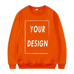 2025 New Unisex Hatless Sweatshirt Customize Your Logo Crew Neck Sweater Fashion Men's Women's Casual Sweater