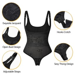 Women Shapewear Bodysuit New Tummy Control Shapewear Waist Trainer Thong Body Shaper Colombian Fajas Slimming Underwear