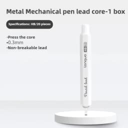 Metal Mechanical Pencil 0.3/0.5/0.7 mm Low Gravity Drawing Automatic HB Pencil Set with Leads Office School Writing Art Supplies
