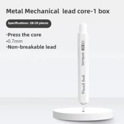 Metal Mechanical Pencil 0.3/0.5/0.7 mm Low Gravity Drawing Automatic HB Pencil Set with Leads Office School Writing Art Supplies