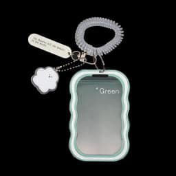 Creative Design Kpop Photocard Holder Transparent Card Holder Keychain Photo Sleeves Bus Card Student Card Case Photo Protector