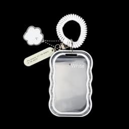 Creative Design Kpop Photocard Holder Transparent Card Holder Keychain Photo Sleeves Bus Card Student Card Case Photo Protector