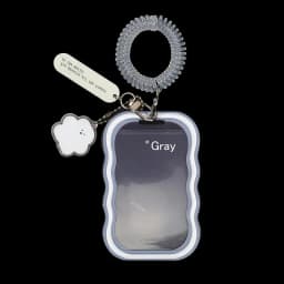 Creative Design Kpop Photocard Holder Transparent Card Holder Keychain Photo Sleeves Bus Card Student Card Case Photo Protector