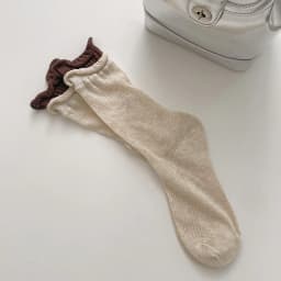 Double Ribbed Matching Midtube Socks for Women and Candy Matching Socks for Morandi Fashion Matching Stockings for Women