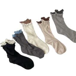 Double Ribbed Matching Midtube Socks for Women and Candy Matching Socks for Morandi Fashion Matching Stockings for Women