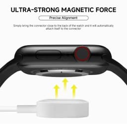 2024 Magnetic Wireless USB A Fast Charger for Apple Watch Ultra Series 9 8 7 6 SE Type C Cable Charging for iWatch Series 5 3 2