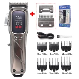 KEMEI Hair Clippers Km-1550 Km-2284 Design Hair Trimmer Professional Electric Carving Hair Salon Clipper for Commercial Clippers