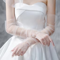 70cm Women Long Ultra Thin Gloves Tulle Elbow Wedding Party Bride Dress Mittens Sheer Transparent Vintage Black White Mesh Glove