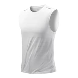 CHRLCK Men's Running Vest Quick Drying Gym Tank Top Men Fitness Sleeveless Shirt Male Mesh Breathable Fitness Sports Vest