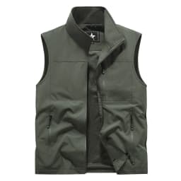 New Summer Men Outdoor Mesh Thin Waistcoats Climbing Sleeveless Jackets Men Multi-pockets Fishing Breathable Cargo Vests 6XL