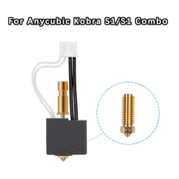 Hotend For Kobra S1 Combo Print Head Hot End for Anycubic Kobra S1/ACE Pro Hotend Kobra S1 Hardened Steel Nozzle