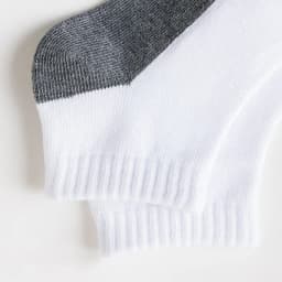 12 Pairs Basic Children's Short Socks - White and Gray Design, Breathable - Suitable for Boys and Girls Back-to-School Season