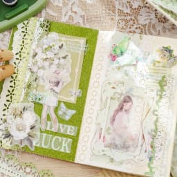 10pcs vintage hollowed lace sticker strip DIY handmade scrapbook decoration diary album frame aesthetic stationery
